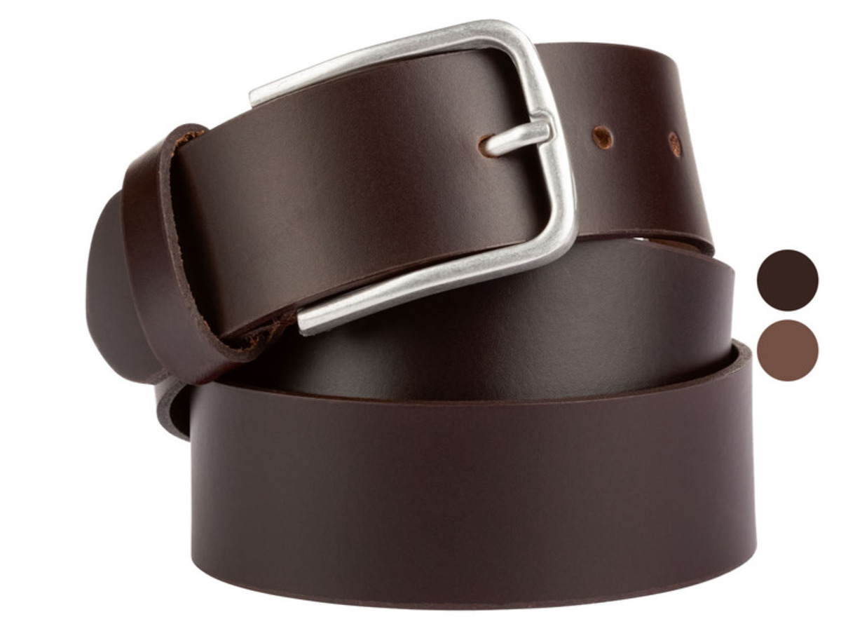 Bild 1 von LIVERGY® Herren Ledergürtel, mit klassischer Dornschließe