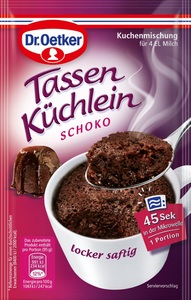 Dr.Oetker Tassenküchlein Schoko 55 g
