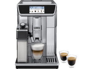 DELONGHI PrimaDonna Elite Experience ECAM656.85.MS Kaffeevollautomat Silber/Schwarz