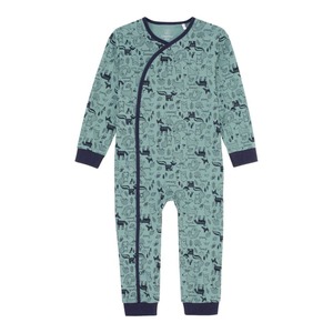 Baby-Jungen-Schlafanzug mit Waldtier-Muster