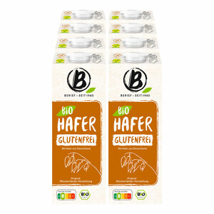 Berief Bio Hafer Drink Glutenfrei 1 Liter, 8er Pack