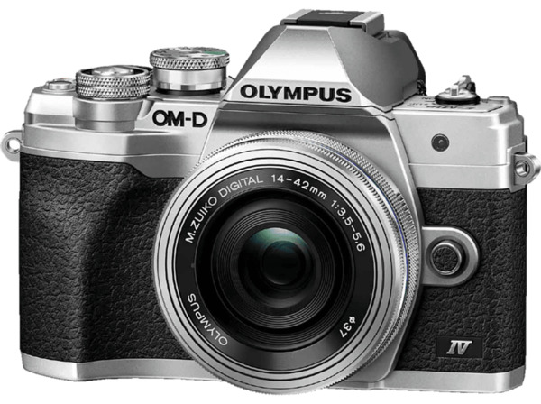 Bild 1 von OLYMPUS OM-D E-M10 Mark IV Pancake Kit, 14-42mm F3.5-5.6, kompakte Selfie Systemkamera , 7,6 cm Display Touchscreen, WLAN