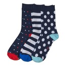 Bild 1 von Unisex-Socken mit Trend-Design, 3er-Pack