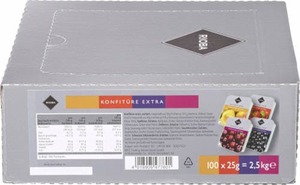 RIOBA Konfitüre Extra Sortiment 100 x 25 g (2,5 kg)