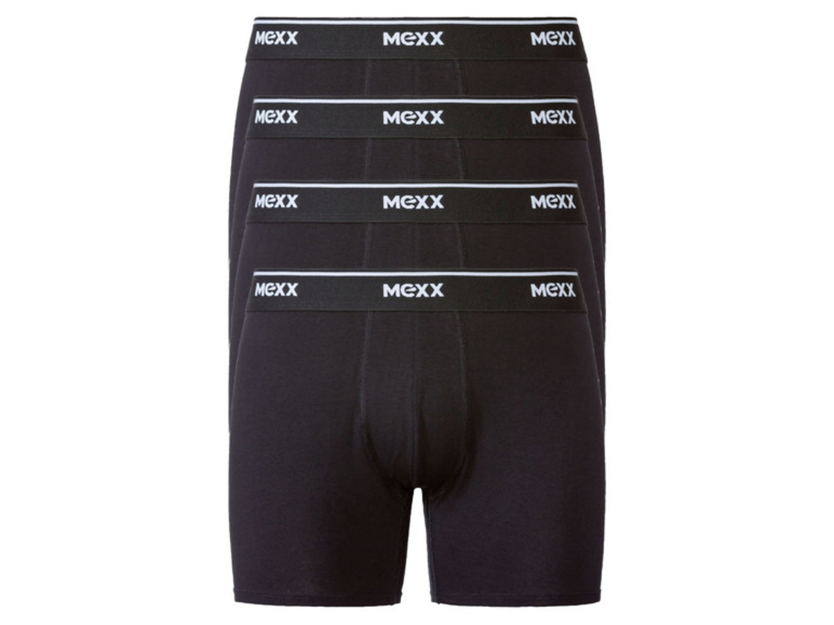Bild 2 von MEXX Herren Boxer, 4 Stück, elastische Bündchen mit Markenschriftzug