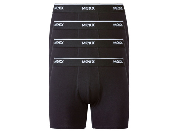 Bild 2 von MEXX Herren Boxer, 4 Stück, elastische Bündchen mit Markenschriftzug