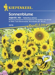 Kiepenkerl Sonnenblume Majestic Mix
, 
Inhalt reicht für ca. 40 Pflanzen