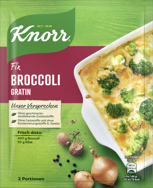 Bild 1 von Knorr Fix Broccoli Gratin 49 g