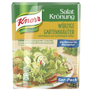Knorr Salatkrönung Würzige Gartenkräuter 5x 8 g