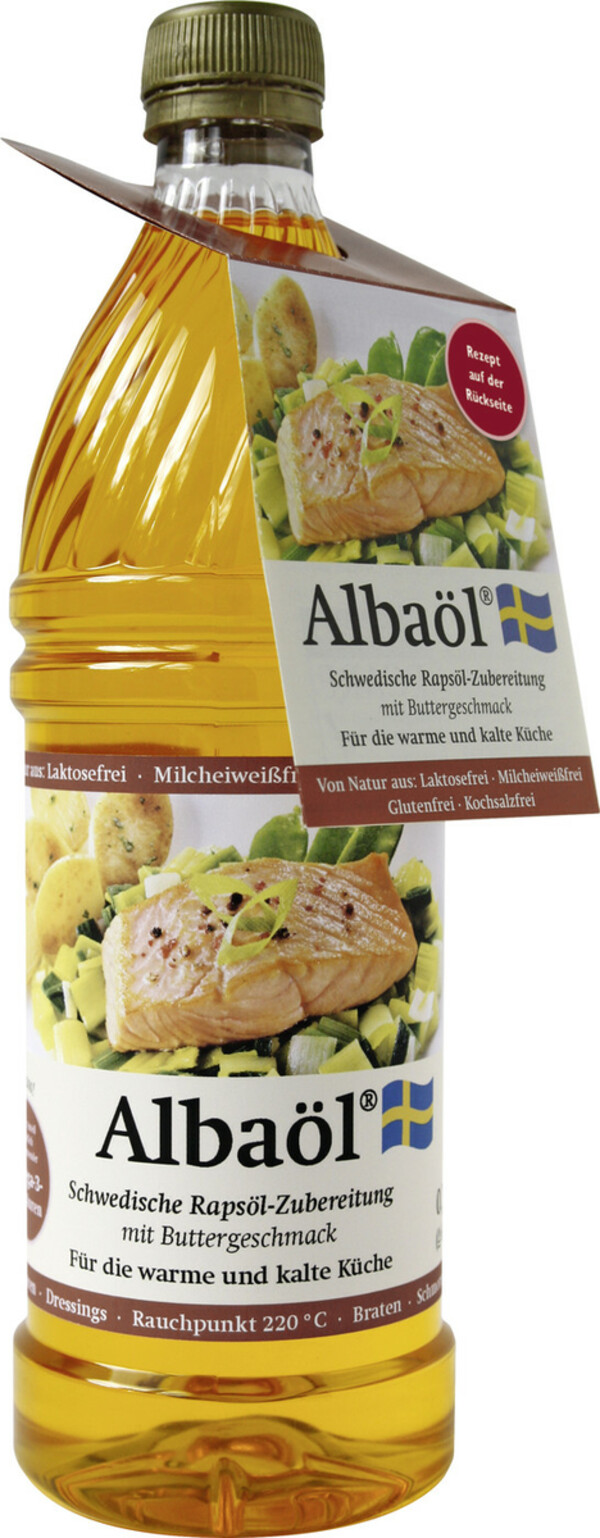 Bild 1 von Albaöl Schwedische Rapsölzubereitung mit Buttergeschmack 750ml