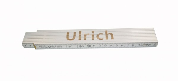 Bild 1 von Zollstock Ulrich 2 m, weiß
