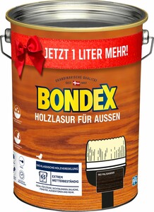 Bondex Holzlasur für Aussen 5 l rio palisander