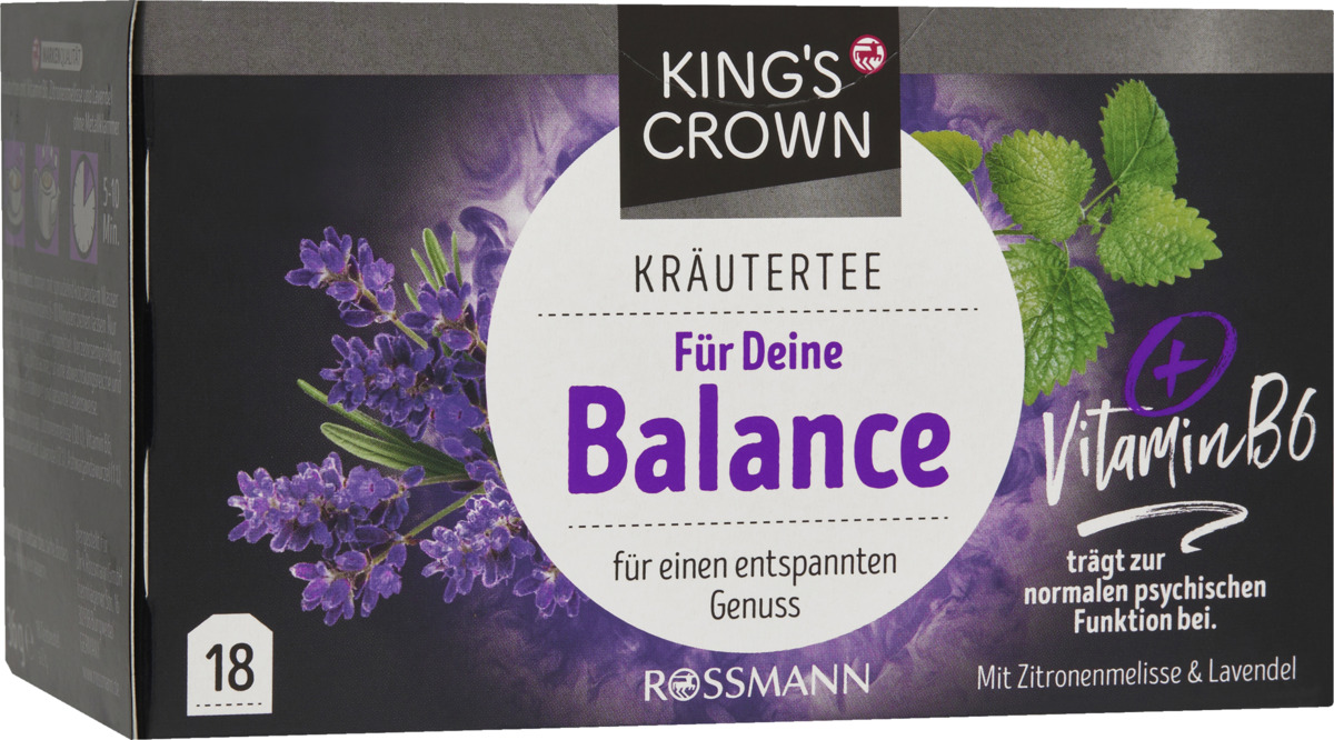 Bild 1 von KING'S CROWN Kräutertee Für Deine Balance