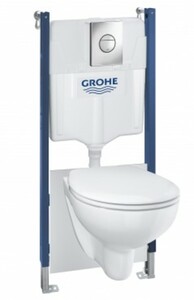 Grohe Solido Compact 5-in-1 WC-Komplett-Set
, 
spülrandlos, Spülmenge 6 - 9 Liter