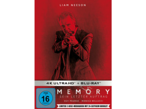 Memory - Sein letzter Auftrag, limitiertes exklusives Mediabook 4K Ultra HD Blu-ray +