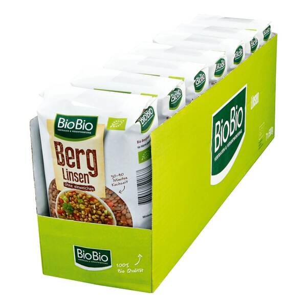 Bild 1 von BioBio Berg Linsen 500g, 7er Pack