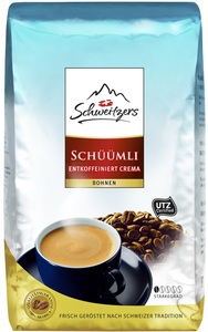 Schweitzers Schüümli Crema entkoffeiniert Bohnen 500 g