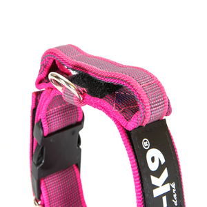 JULIUS-K9 Halsband mit Griff 50mm pink
