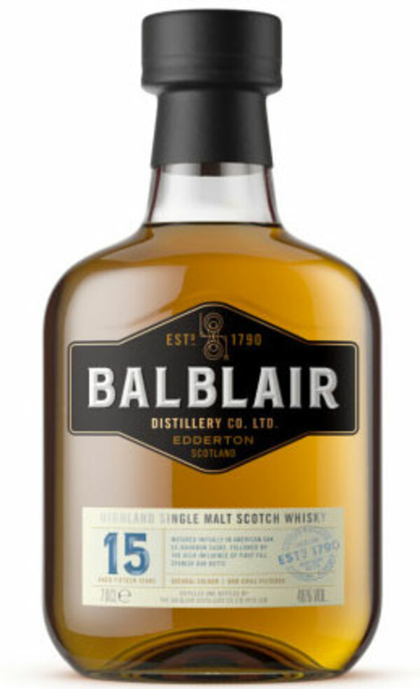 Bild 1 von Balblair Whisky 15 Jahre 46% 0,7l
