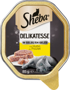 Sheba Delikatesse in Gelee 22x85g Geschnetzeltes mit Huhn