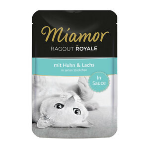 Miamor Ragout Royale in Sauce 22x100g Huhn & Lachs