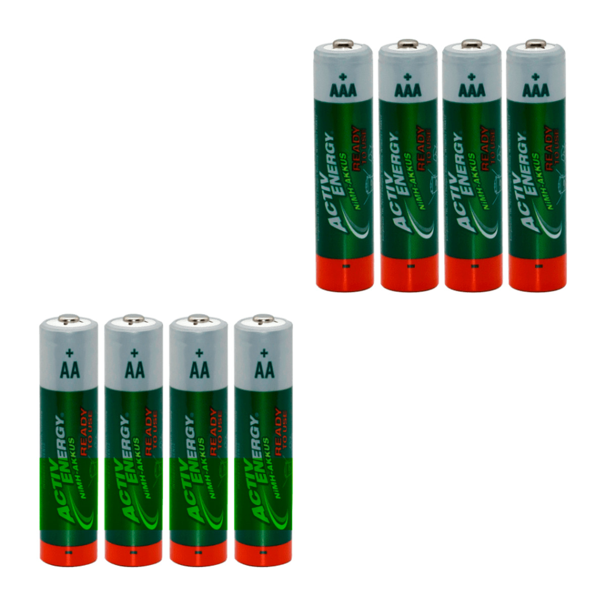 Bild 1 von ACTIV ENERGY NiMH-Akkus Ready-to-Use
