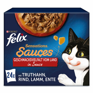 Felix Sensations Saucen 24x85g Geschmacksvielfalt vom Land