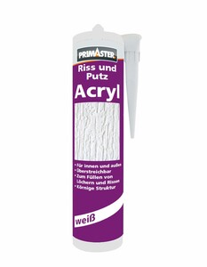 Primaster Riss und Putz-Acryl ,  weiß, 310 ml