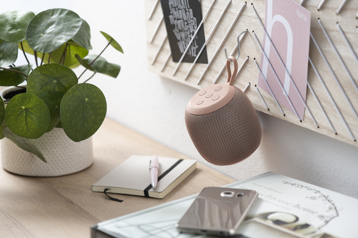 Bild 4 von IDEENWELT Bluetooth-Lautsprecher rosé