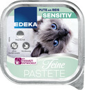 Bild 1 von EDEKA Feine Patete Sensitiv Pute mit Reis Katzenfutter nass 100G