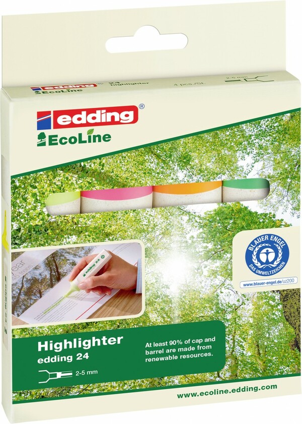 Bild 1 von edding Highlighter e-24/4 Eco Line