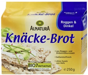 Alnatura Bio Knäcke-Brot Roggen & Dinkel 250 g