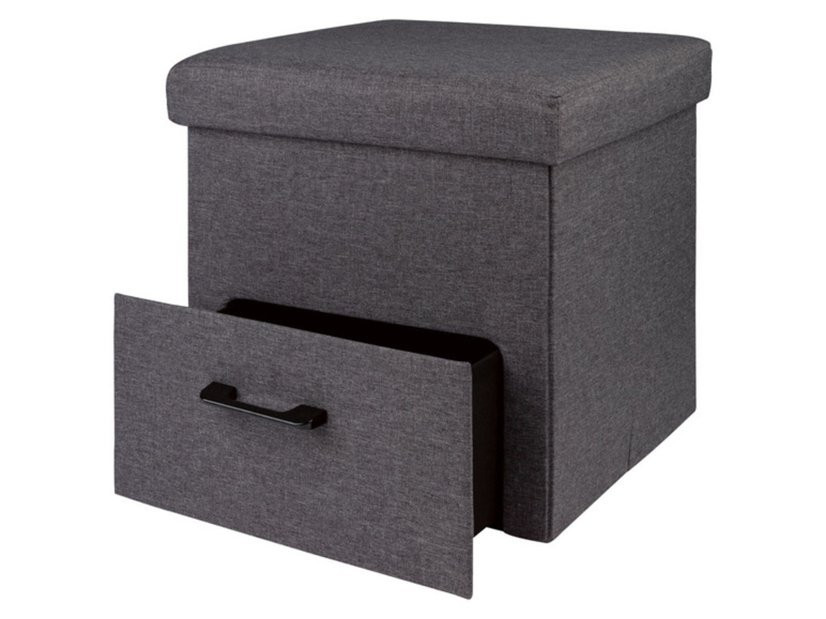 Bild 1 von LIVARNO home Sitzhocker, mit Innenfach und Schublade, faltbar