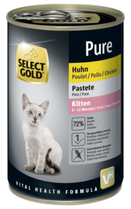 SELECT GOLD Pure Kitten Paté 6x400 g