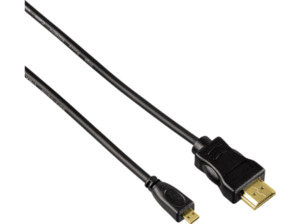 HAMA High Speed 2 m, HDMI-Kabel, Schwarz