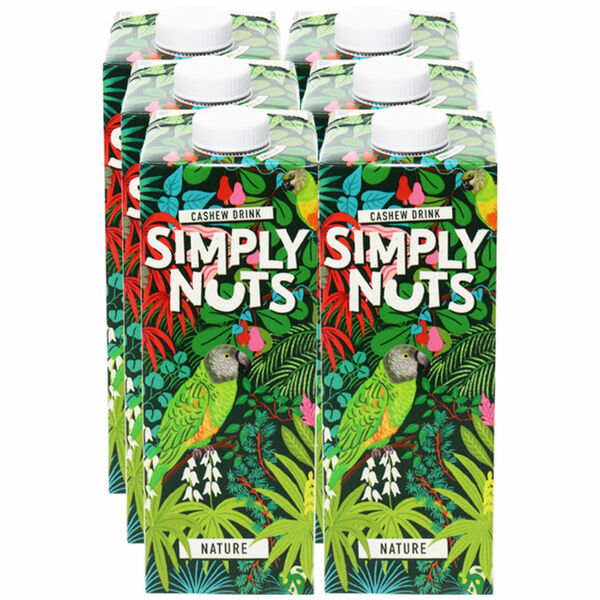 Bild 1 von Simply Nuts Cashew Drink Natur, 6er Pack