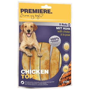 PREMIERE Chicken Tops Roll Rinderhaut mit Huhn M 110g