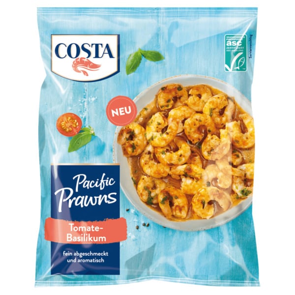 Bild 1 von Costa Pacific Prawns Tomate-Basilikum ASC 300g