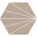 Bild 1 von Inceazahar - Compostela taupe hexagonal 22x25 (karton 0,88 m2)