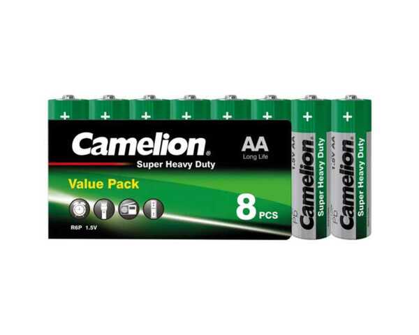Bild 1 von Camelion Micro Super Heavy Duty Batterien Zink-Kohle R6 AA 8er