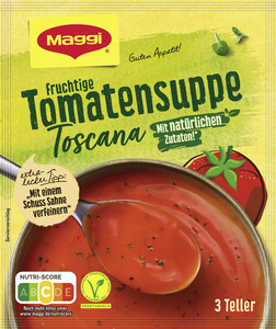 Maggi Guten Appetit Fruchtige Tomatensuppe Toscana ergibt 750ML