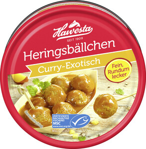 Hawesta Heringsbällchen Curry-Exotisch 200G