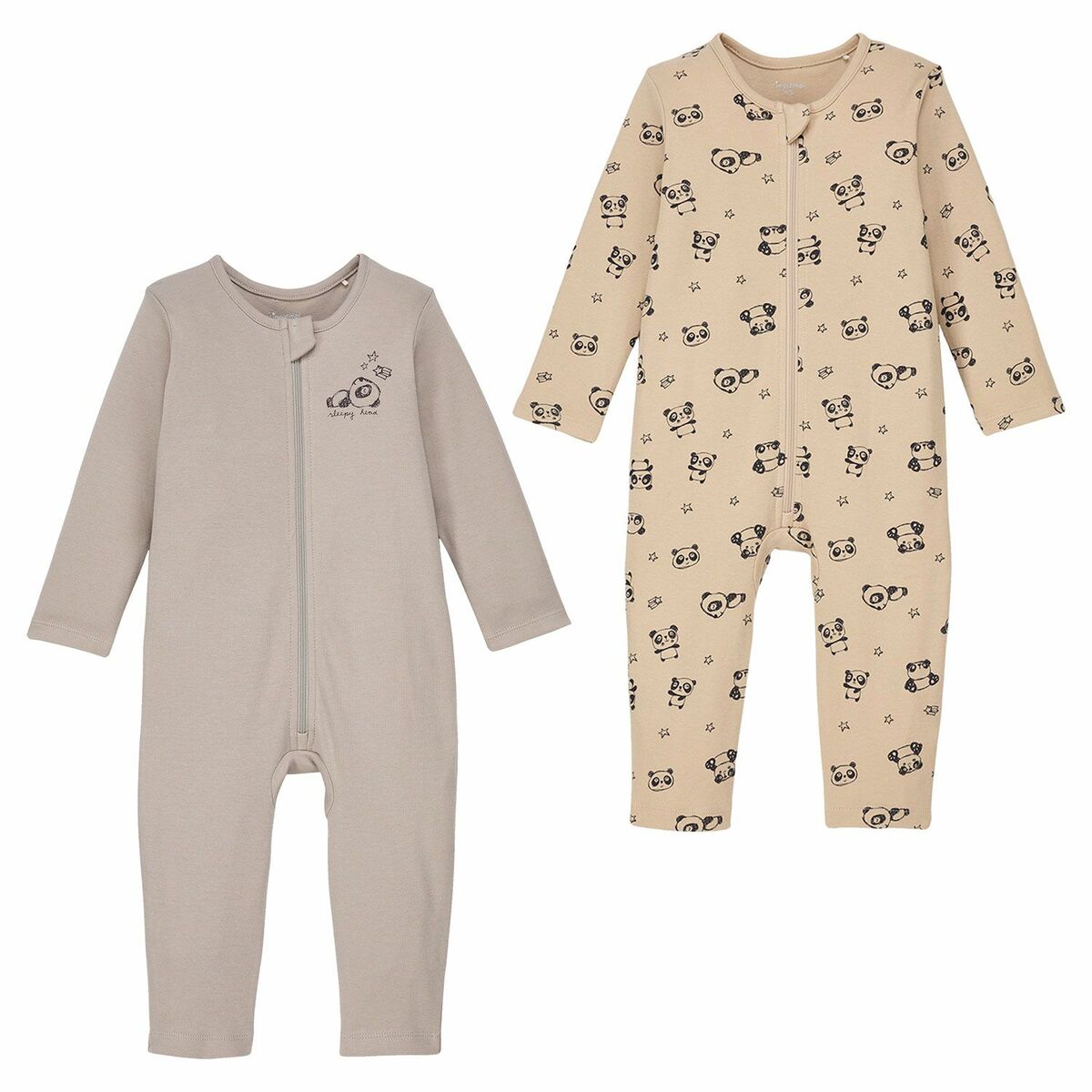 Bild 3 von IMPIDIMPI Babys und Kleinkinder Schlaf-Overall, 2er-Set