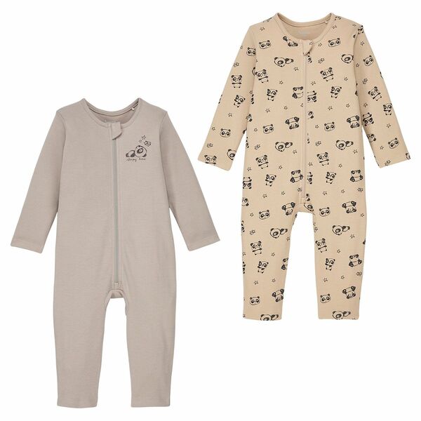 Bild 3 von IMPIDIMPI Babys und Kleinkinder Schlaf-Overall, 2er-Set