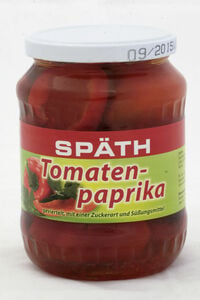 Späth Tomatenpaprika geviertelt 650G