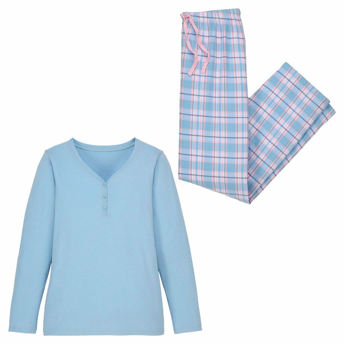 Bild 1 von BLUE MOTION Damen Flanell-Pyjama