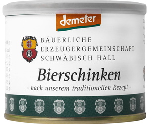 Bäuerliche Erzeugergemeinschaft Schwäbisch Hall Demeter Bio-Bierschinken 200g