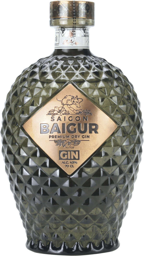 Bild 1 von Baigur Premium Saigon Dry Gin 43% 0,7L