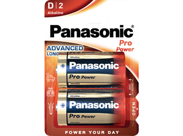 Bild 1 von PANASONIC 00215999 LR20PPG/2BP D Batterie, Alkaline, 1.5 Volt