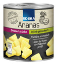 Bild 1 von EDEKA Ananas Dessertstücke leicht gezuckert 567G
